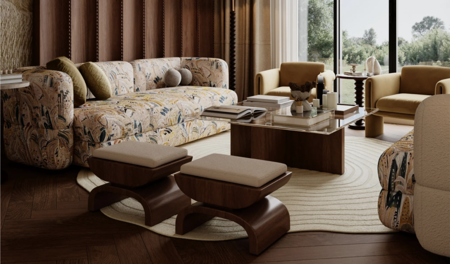 Eclectic Living Room-12