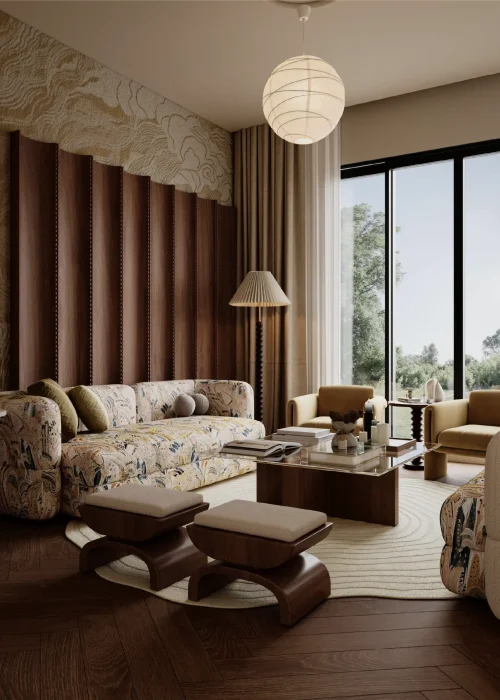 Eclectic Living Room-33