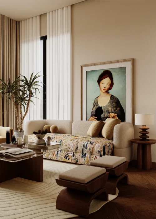 Eclectic Living Room-35
