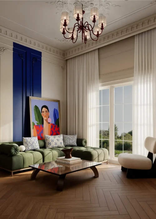 Eclectic Living room-67